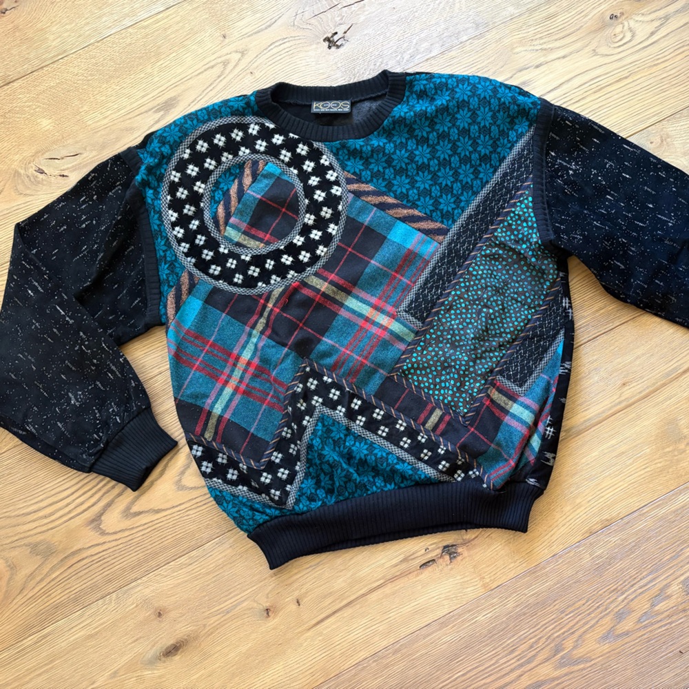 Vintage Koos Van Den Akker Collage Sweater